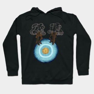 Blue evil eye Hoodie